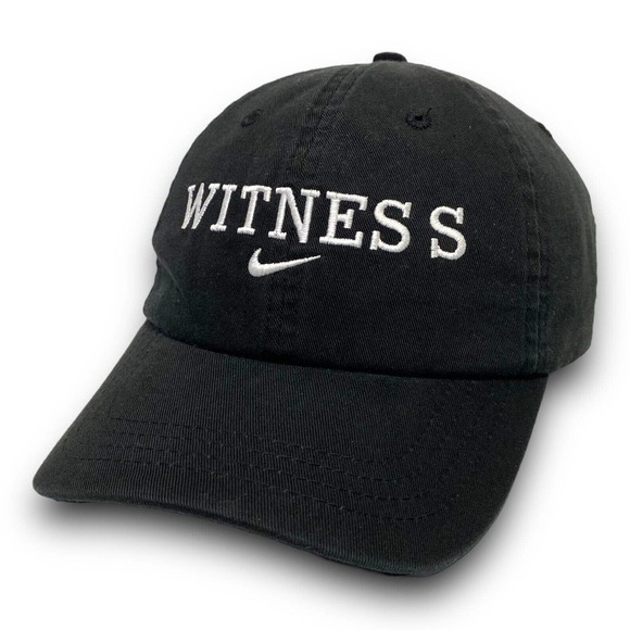 Nike Accessories Nike Team Lebron James Witness Swoosh Black Strapback Baseball Hat Cap Nwt